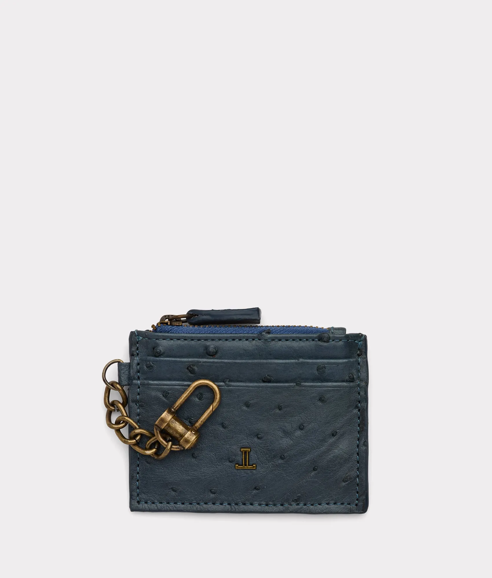 Exotic Keychain Pouch :: Blue Jean