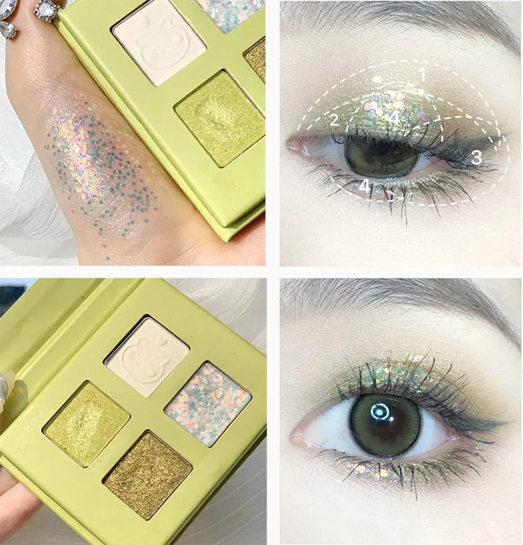 Eyeshadow Palette Shiny Matte