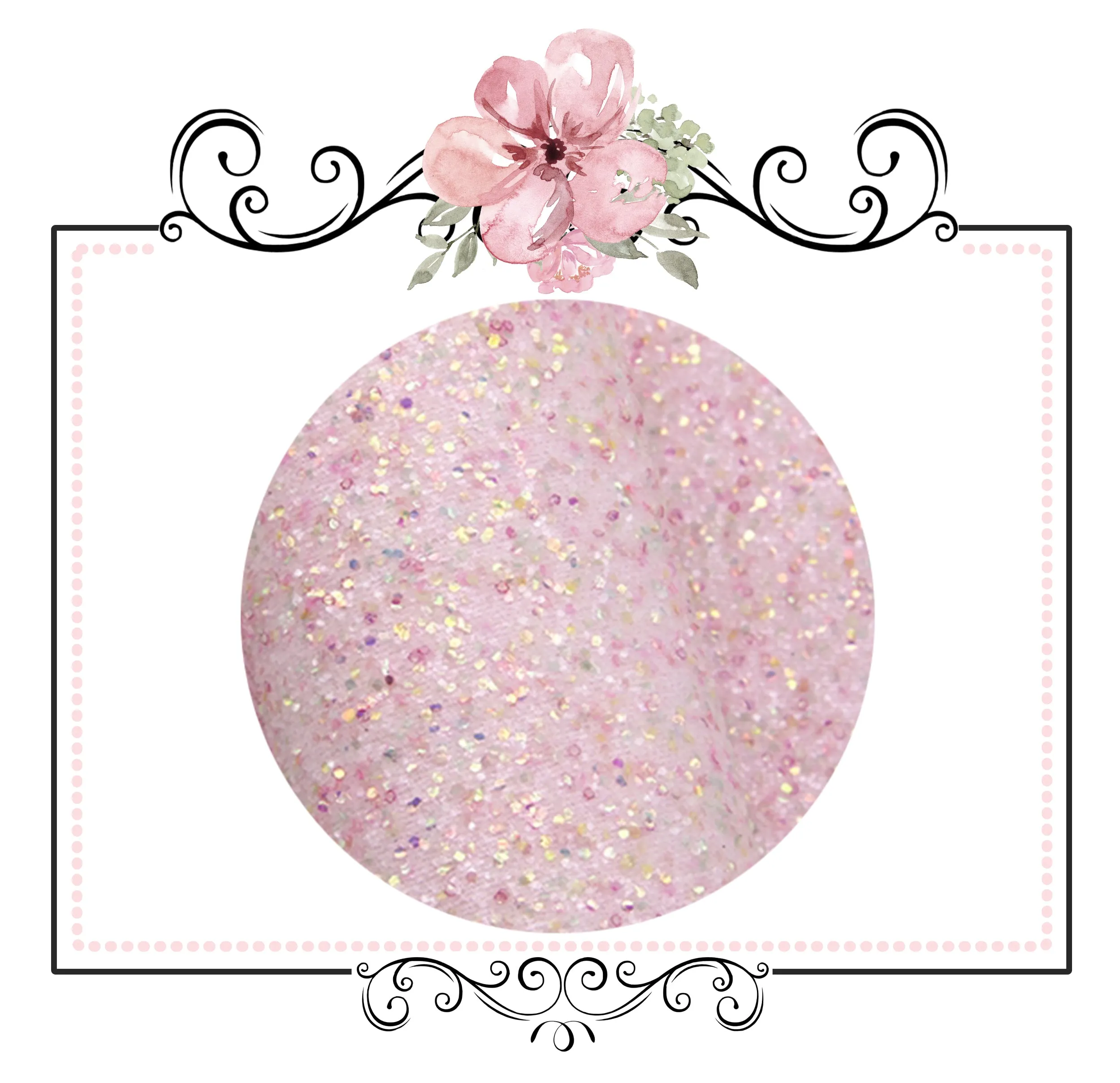 Fairy Dust Pretty In Blue ~ Glitter Canvas Craft Fabric Sheets