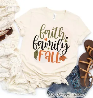 Faith, Family, Fall Tee