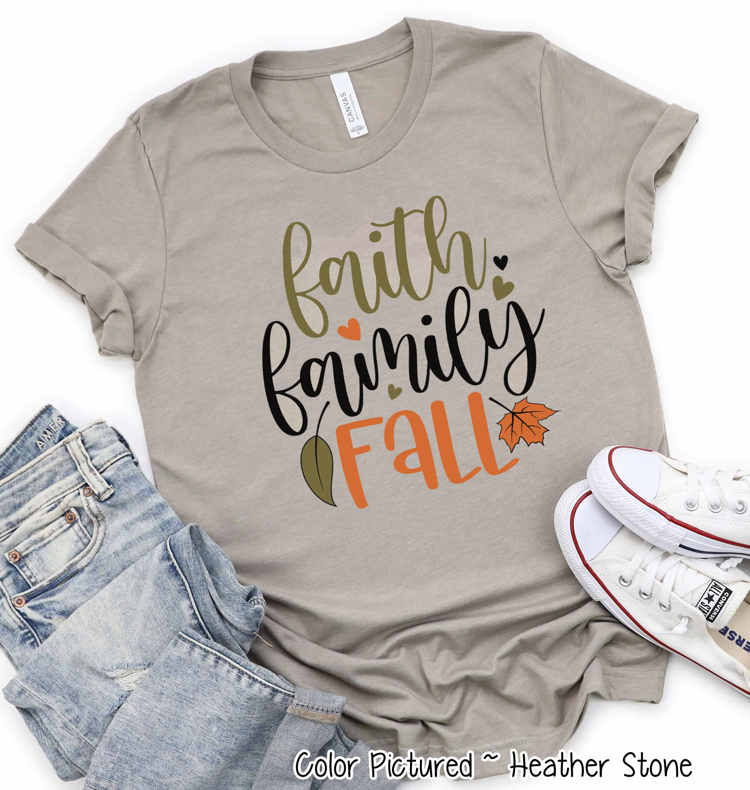 Faith, Family, Fall Tee