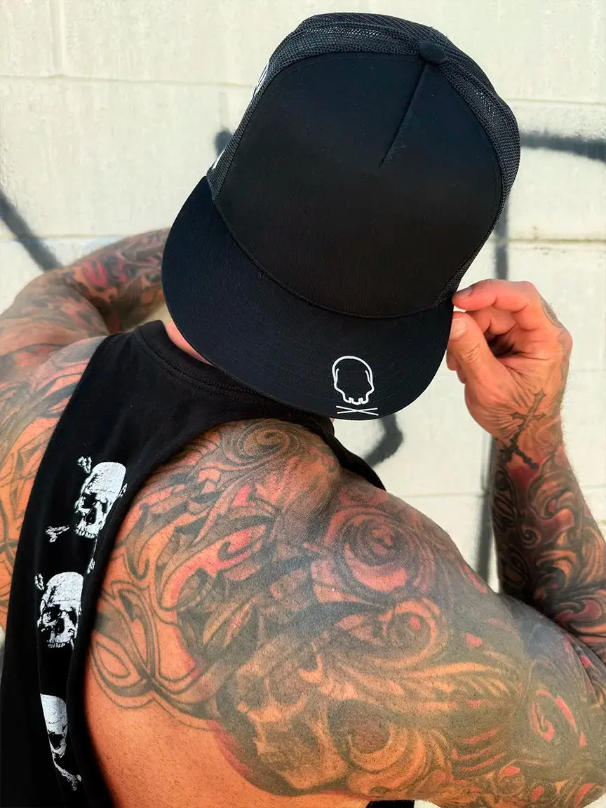 FAKE PEOPLE SIDE STYLE BLACK HAT