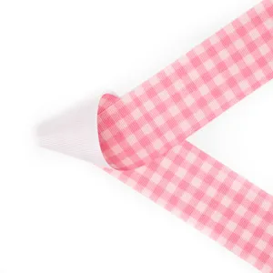 Fall Coral Gingham