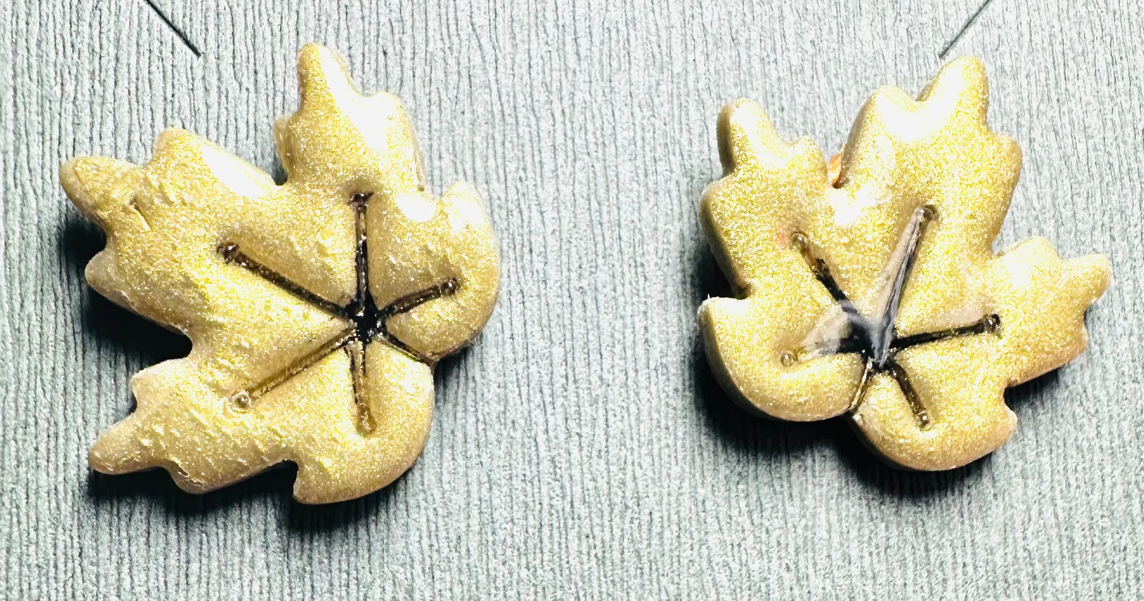 Fall Earrings Polymer Clay/ Pumpkin Earrings/ Leaf Earrings