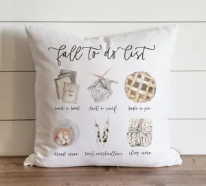 Fall Pillow Cover // Fall To Do List