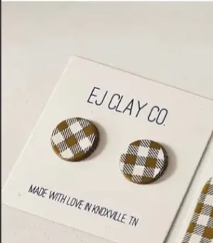 Fall Plaid Earrings