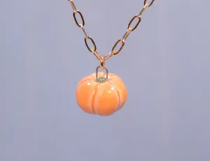 Fall Pumpkin Necklace