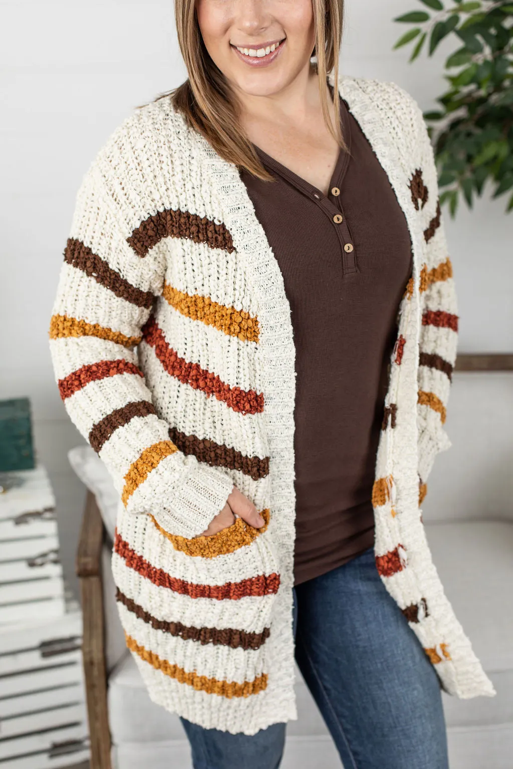 Fall Stripe Cardigan