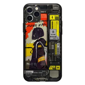 Falling Apart Industrial LED Case for iPhone