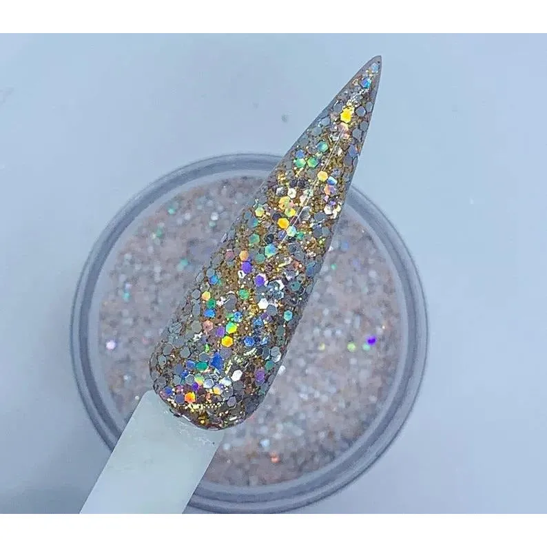 Fame & Fortune Glitter acrylic powder, best glitter acrylic powder, glitter acrylic powder for acrylic nails, glitter nail dip, glitter nail dipping powder, acrylic powder