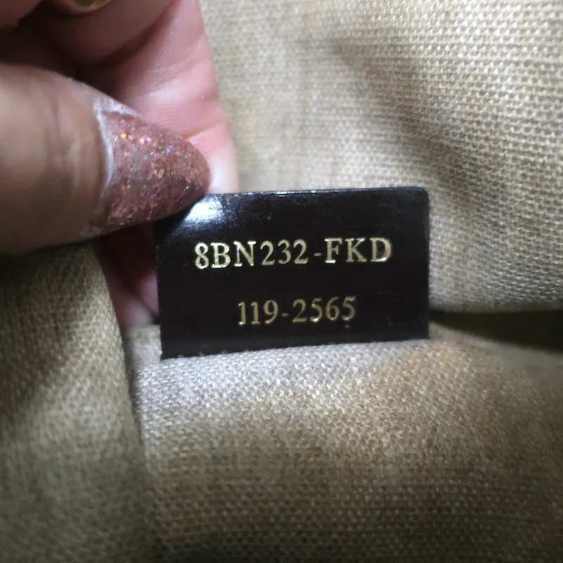 Fendi 2Bag Colorblock Tote Brown & Gray Leather Large Shoulder Bag