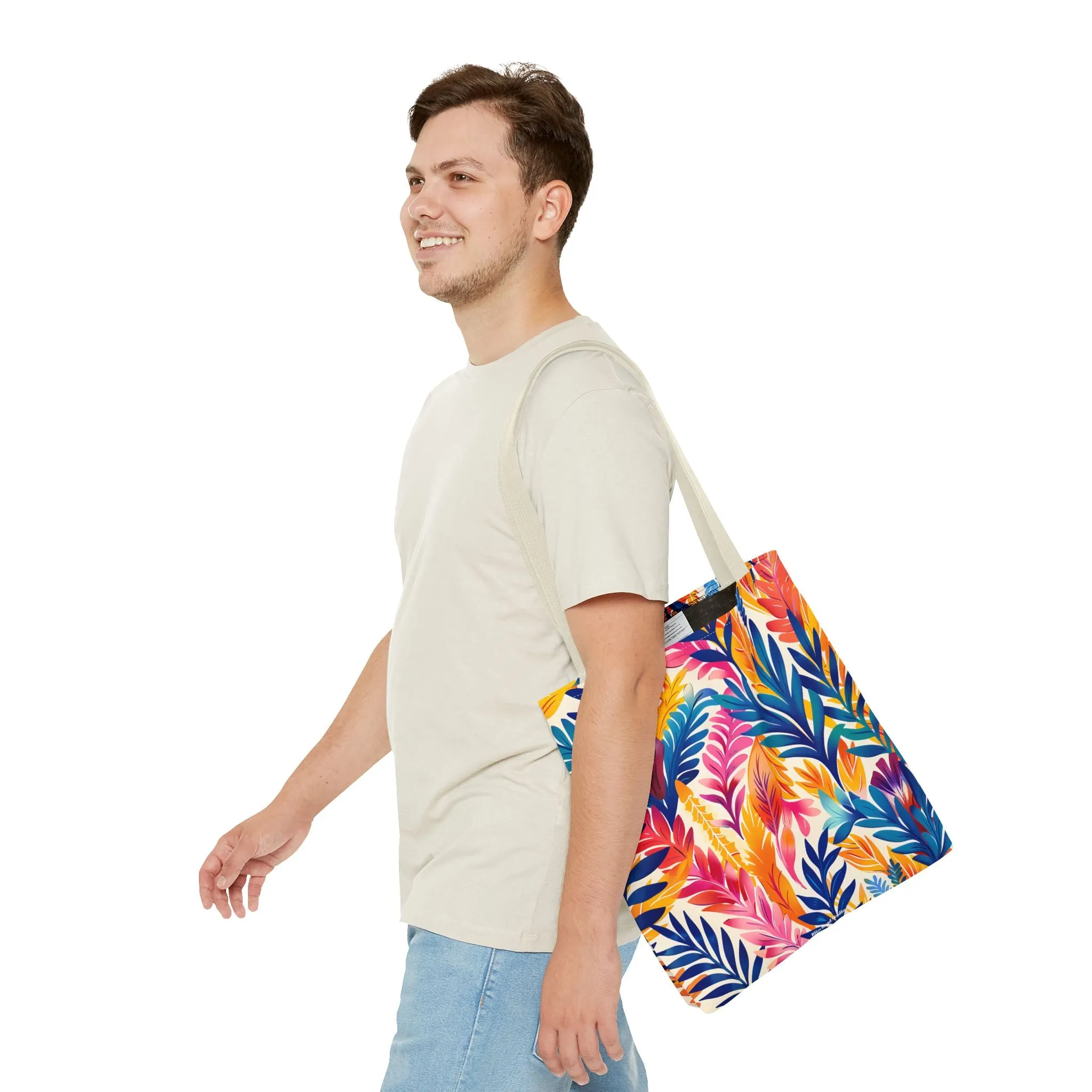 Fern-Tastic Whimsy Tote Bag - Add a Fresh, Playful Vibe to Your Style! Available in 3 sizes.