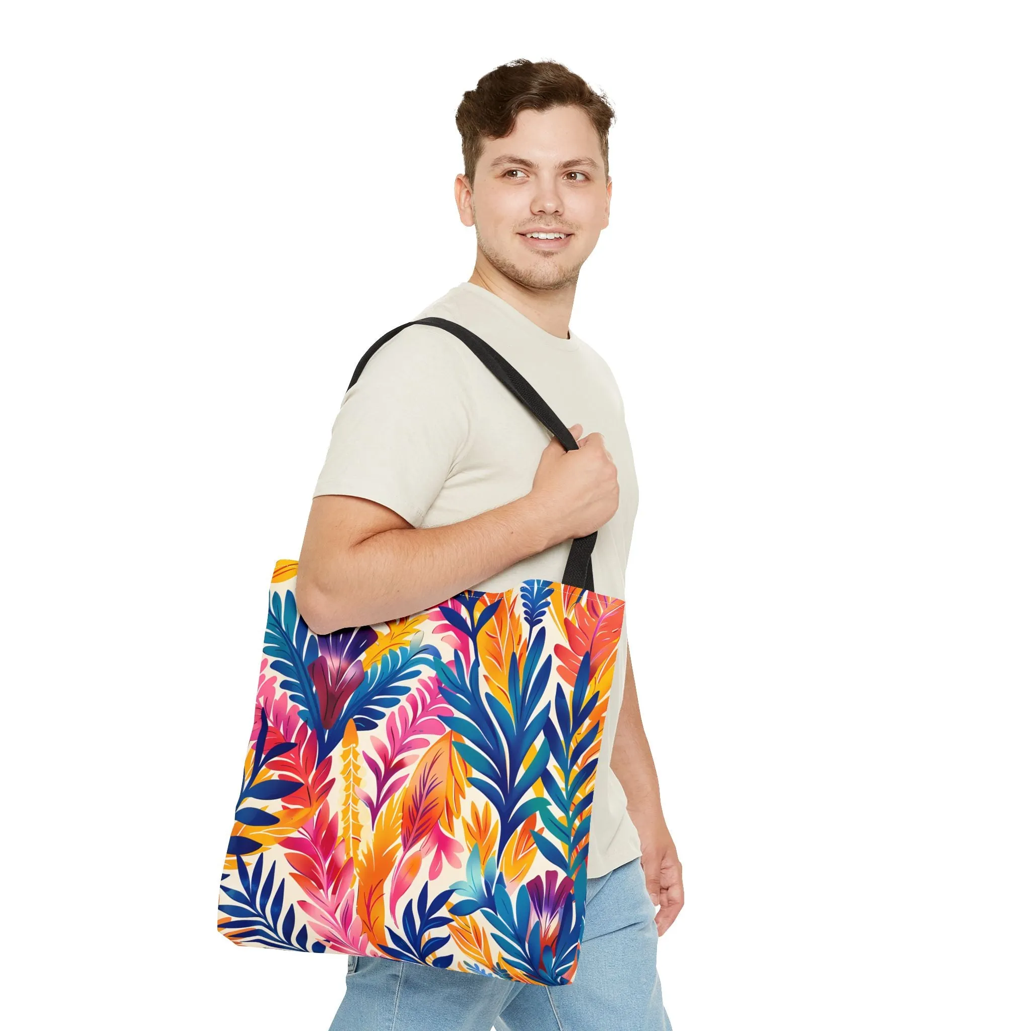 Fern-Tastic Whimsy Tote Bag - Add a Fresh, Playful Vibe to Your Style! Available in 3 sizes.