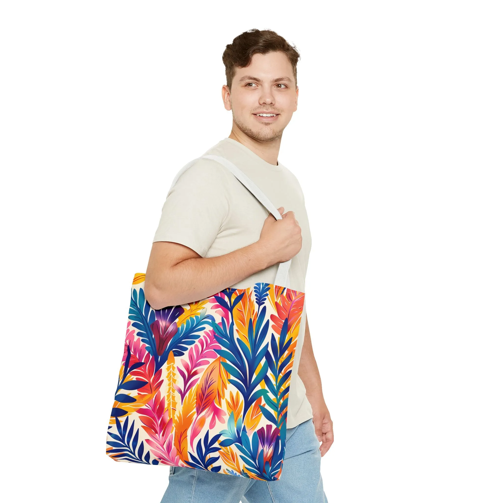 Fern-Tastic Whimsy Tote Bag - Add a Fresh, Playful Vibe to Your Style! Available in 3 sizes.
