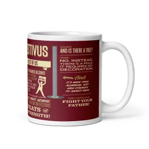 Festivus White glossy mug