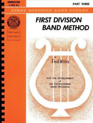 First Division Band Method, Db Piccolo Part 3, For the Development of an Outstanding Band Program