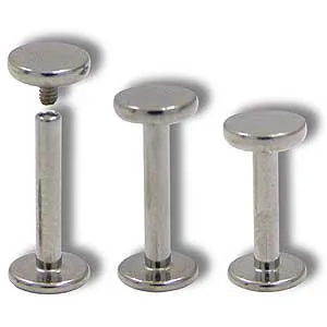 Flat Disc with Flat Back Labret