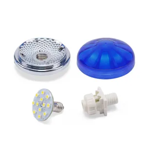 Flat E10 Complete Unit with 60mm Cap - 15 Colours