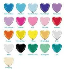 Foil Balloons - Plain Colours