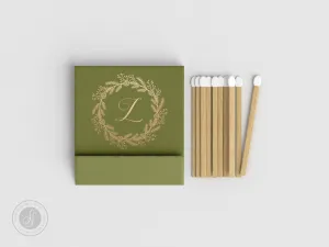 Foiled Wedding Matchbooks #17 - Wedding Matches, Match Book, Wedding Match Favors, Match Books, Candle Matches, Bridal Favors, Party Matches