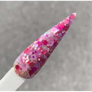 Forever Yours Acrylic Nail Powder, Glitter acrylic powder, best glitter acrylic powder, glitter acrylic powder for acrylic nails, glitter nail dip, glitter nail dipping powder, acrylic powder