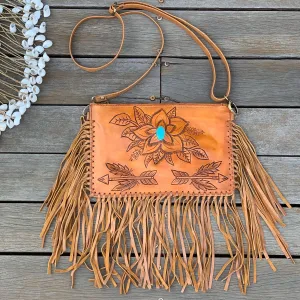 Free Spirit Fringe Bag - Vintage Tan