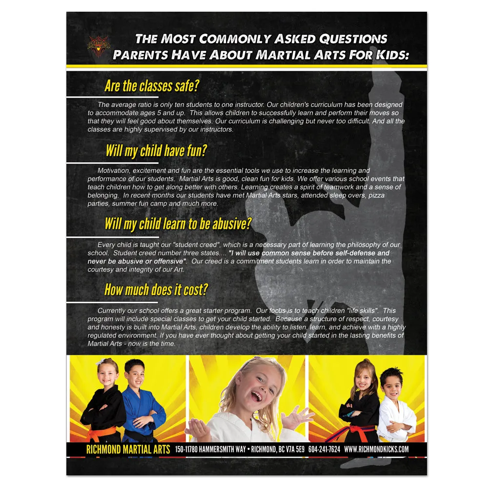 Frequently Asked Questions Flyer