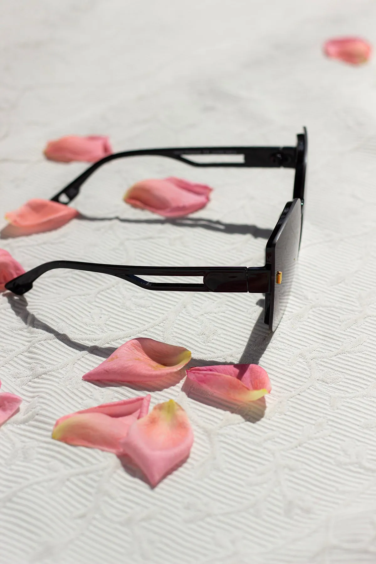 Front Lens Glitter Butterfly Sunglasses