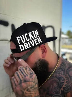 FUCKIN DRIVEN SIDE STYLE BLACK HAT