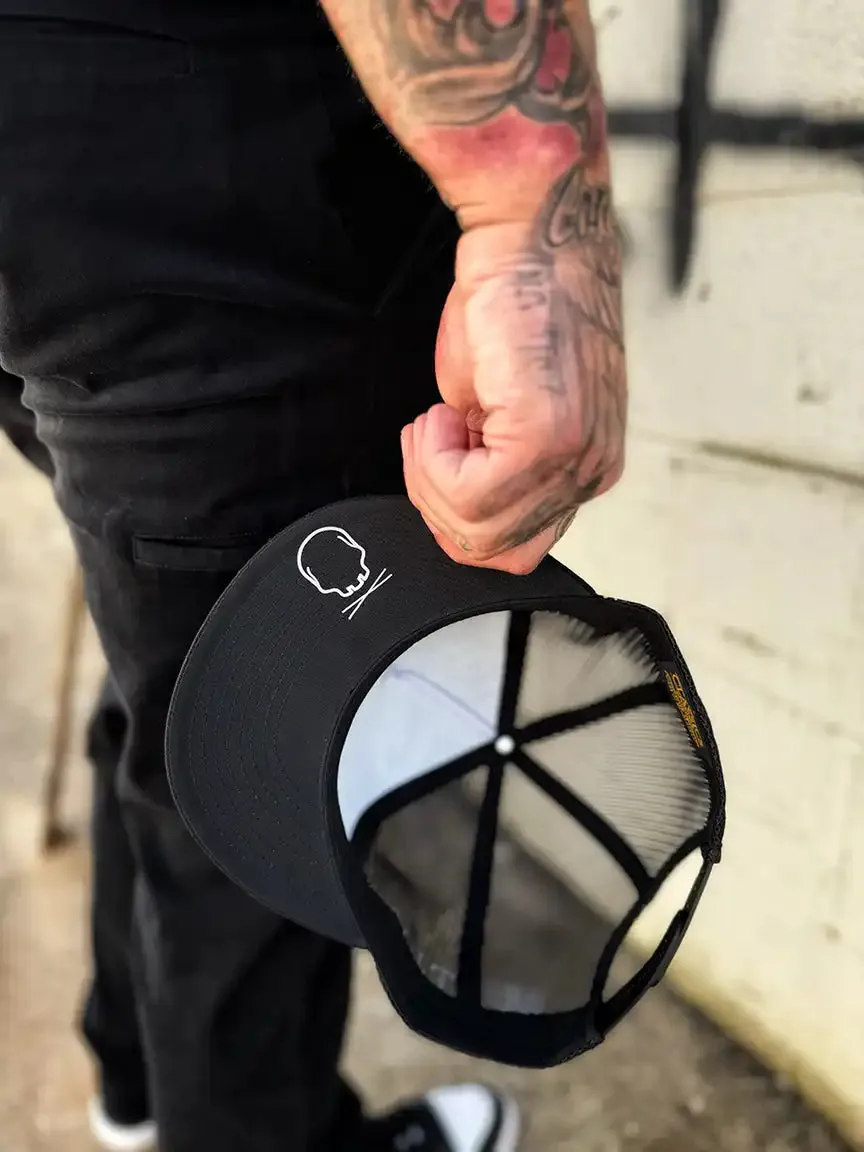 FUCKIN DRIVEN SIDE STYLE BLACK HAT