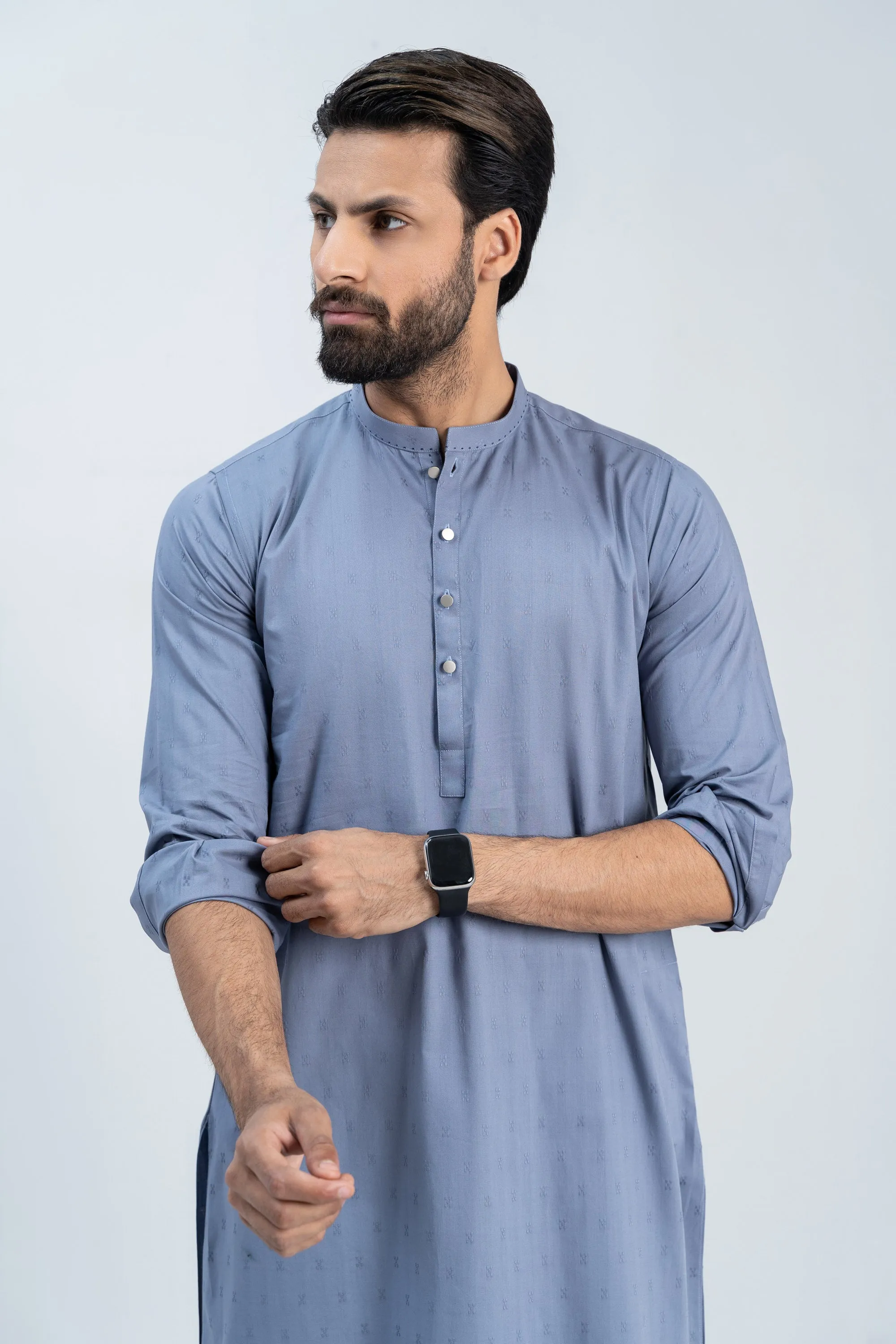 Gents Light Blue Kurta