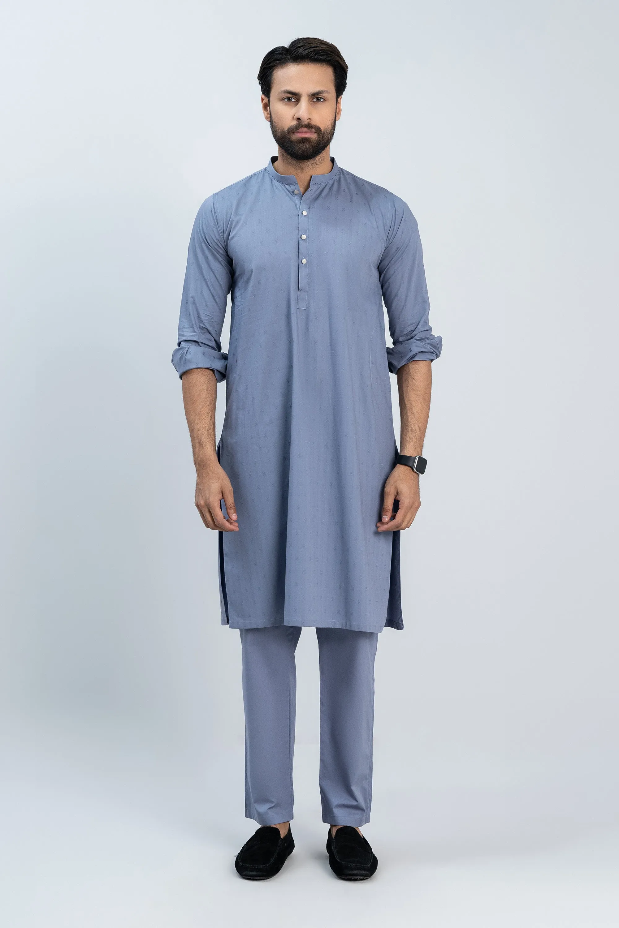 Gents Light Blue Kurta