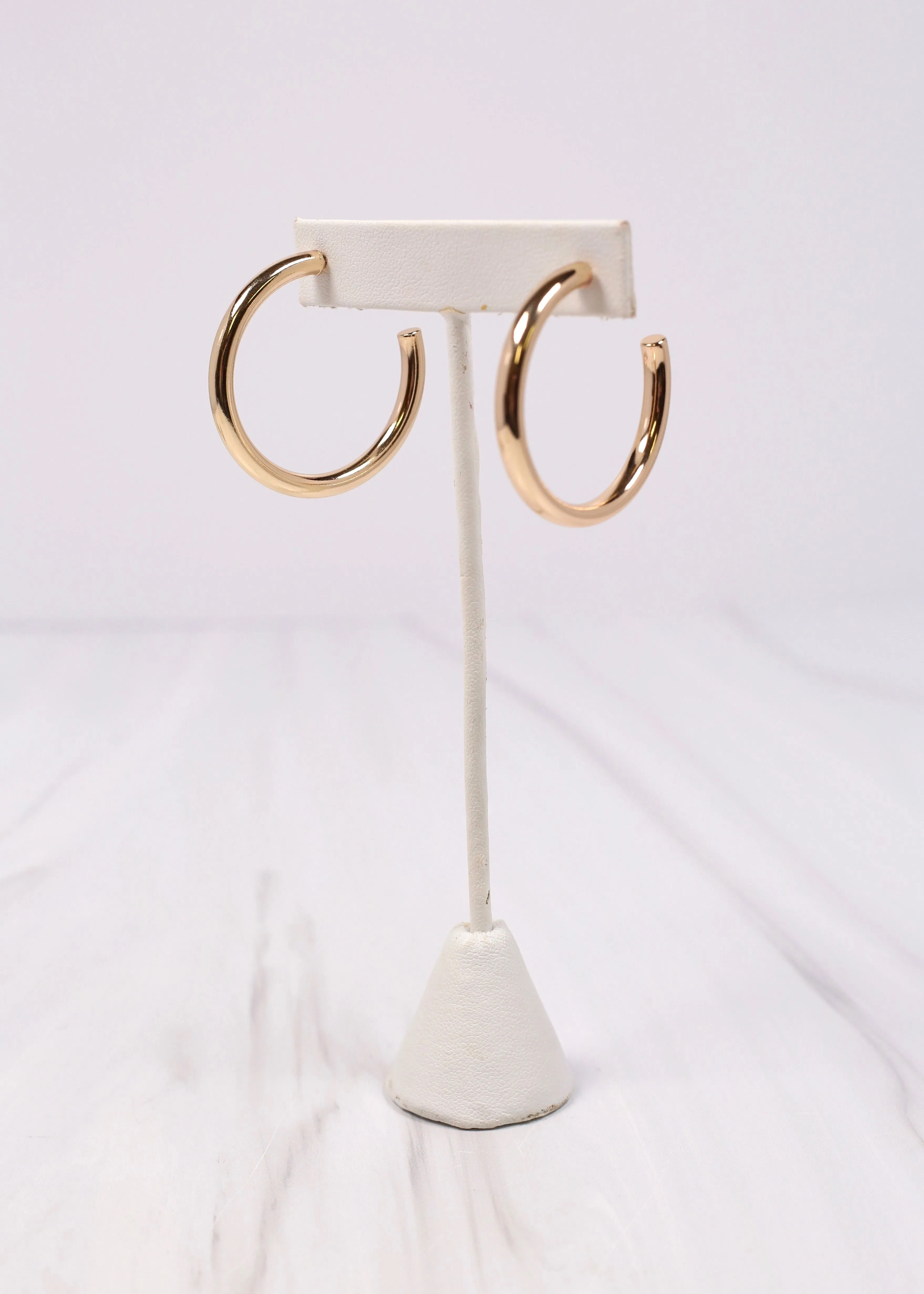 Georgina Hoop Earring SHINY GOLD