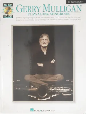 GERRY MULLIGAN Play-Along Songbook (Book & CD) Saxphone Discontinued