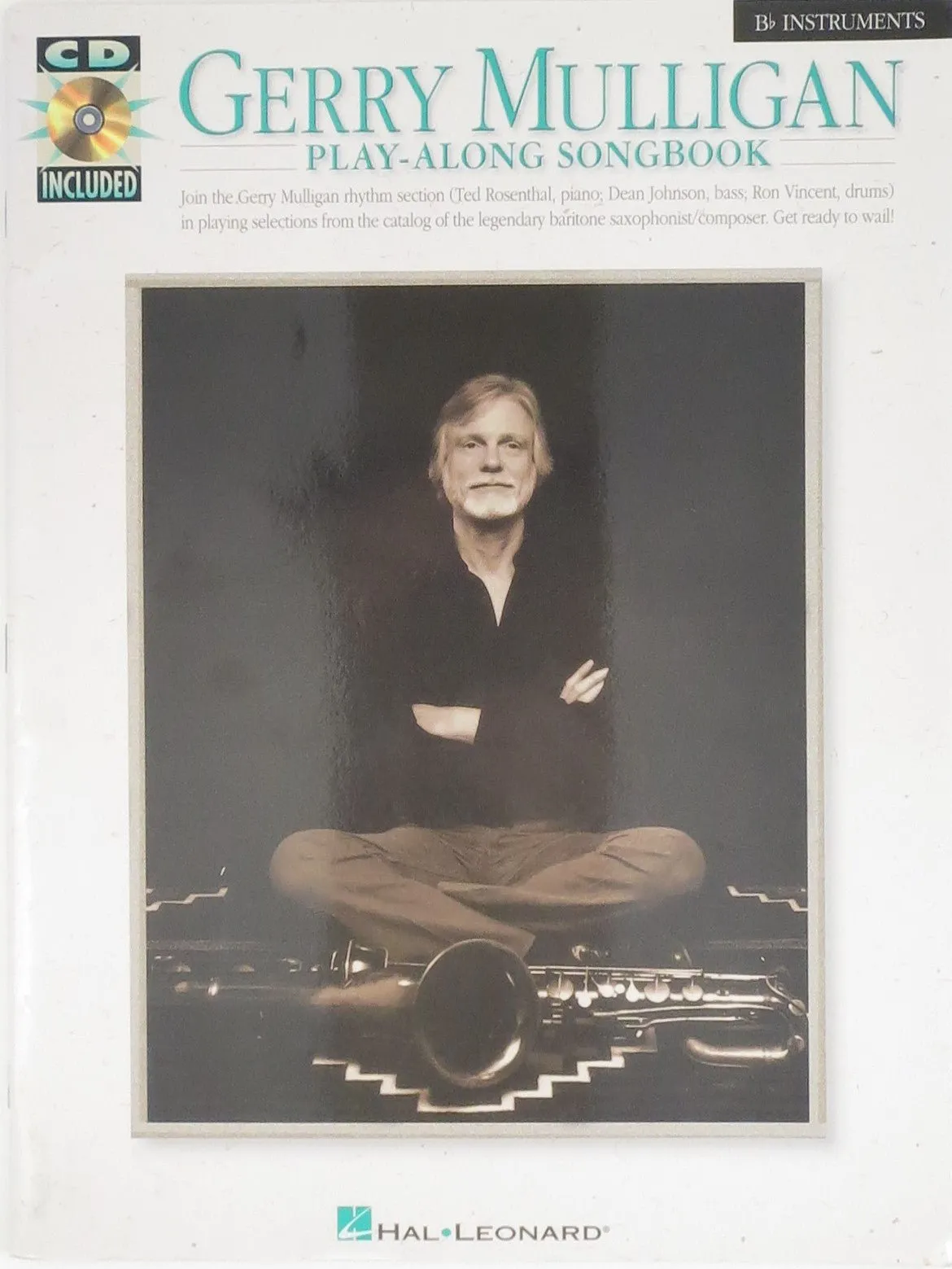 GERRY MULLIGAN Play-Along Songbook (Book & CD) Saxphone Discontinued
