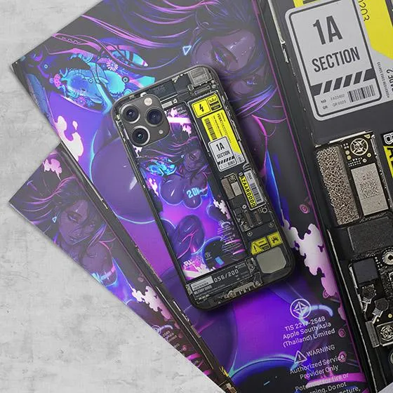 Giddy Love Industrial LED Case for iPhone