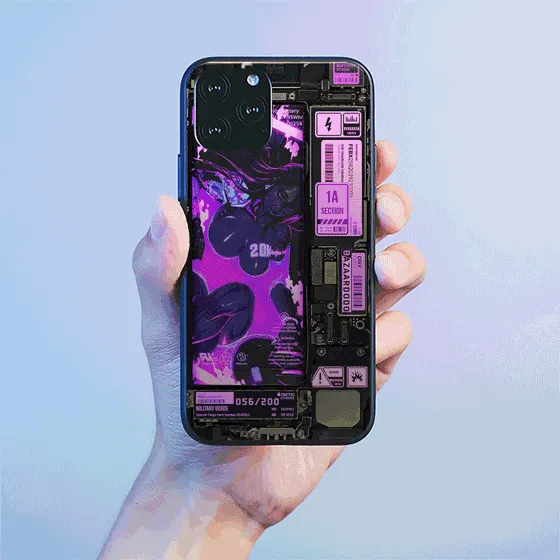 Giddy Love Industrial LED Case for iPhone