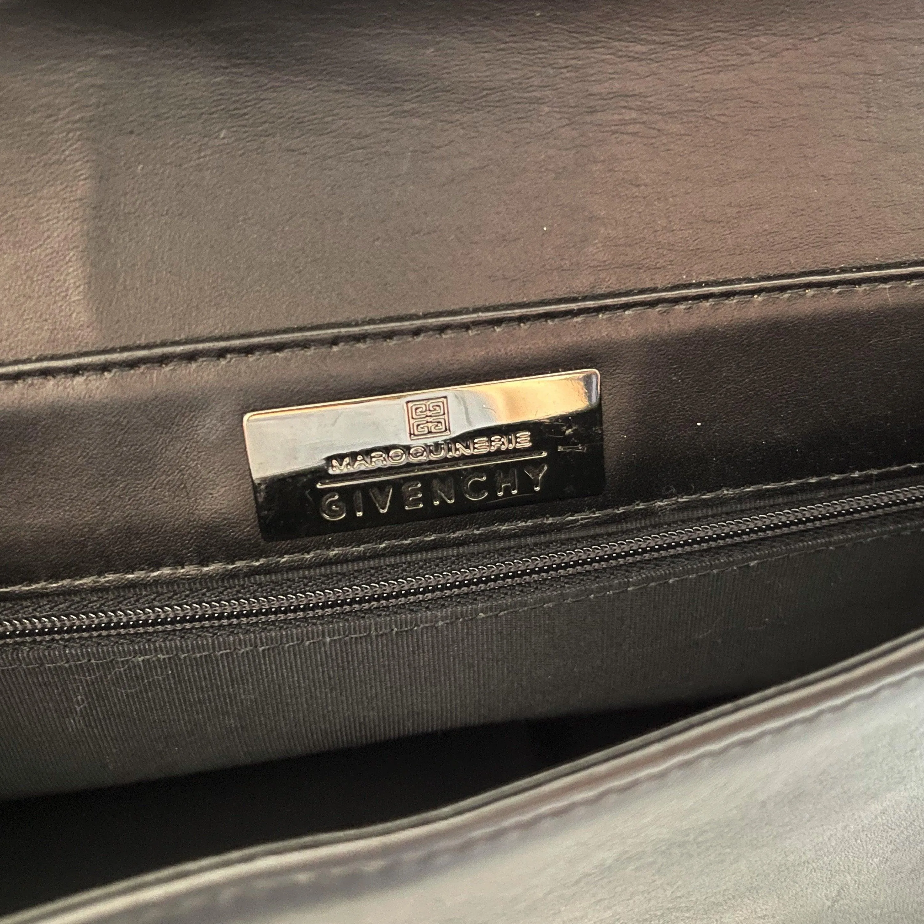 Givenchy Black Logo Shoulder Bag