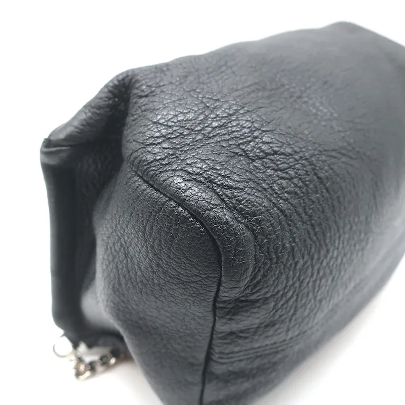 Givenchy Mini Pandora Chain Crossbody Bag Black Leather