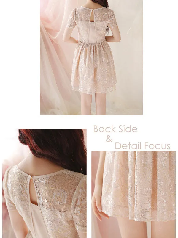 glossy bare back dress
