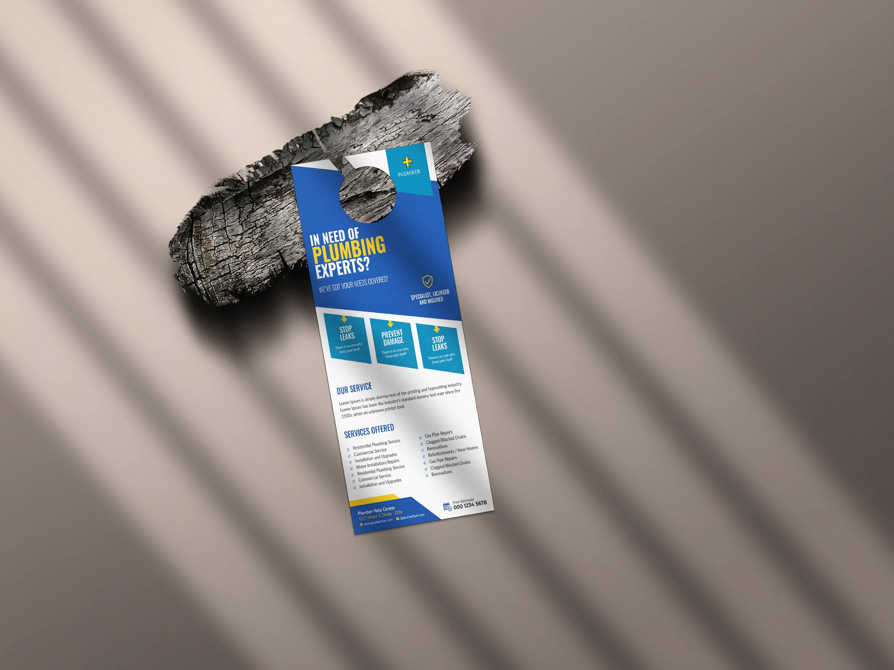 Glossy Cover Door Hangers