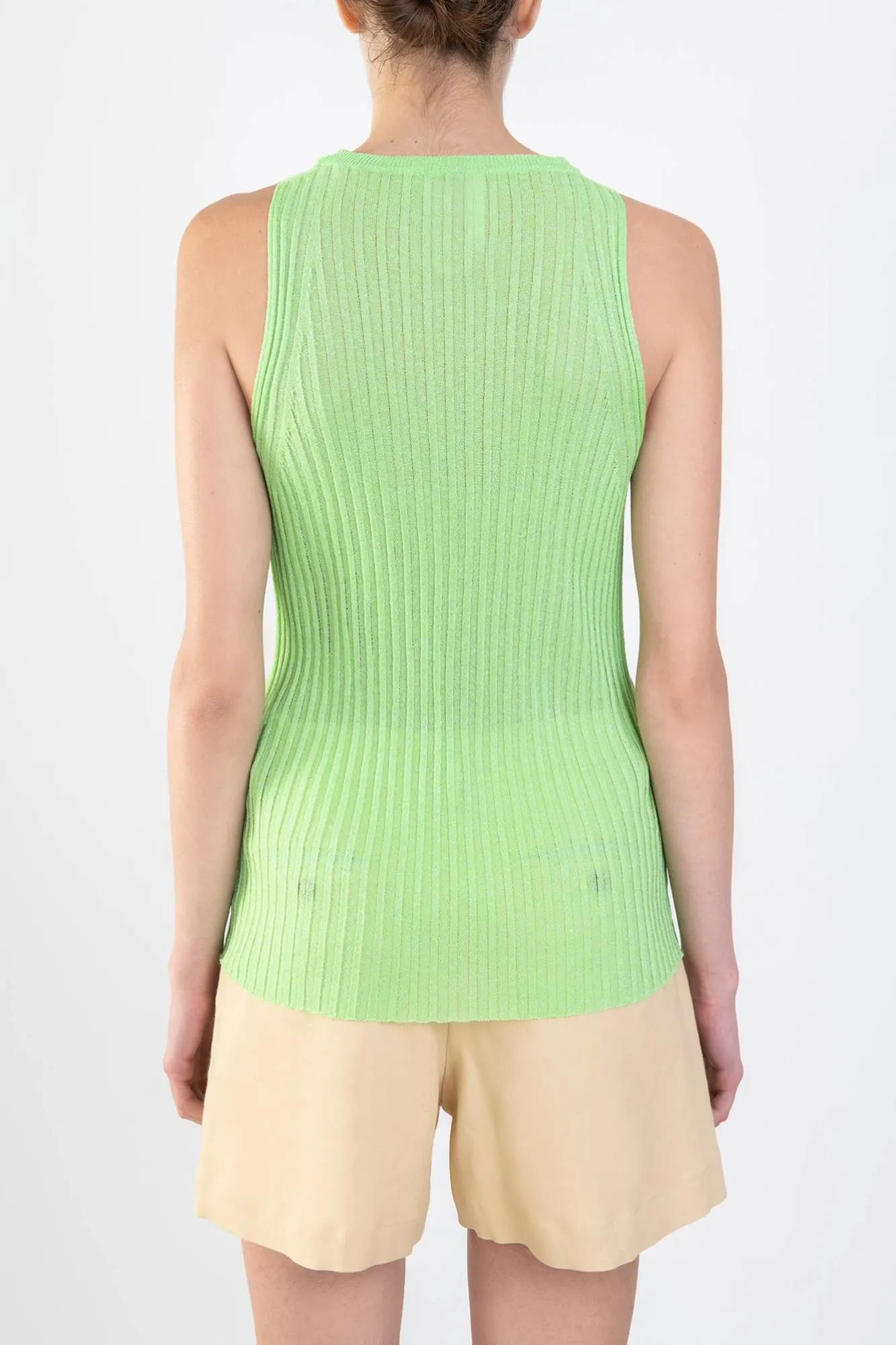 GLOSSY KNIT TANK