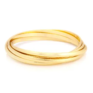 GOLD BANGLE #B3215X_PLUS-G (LE27)