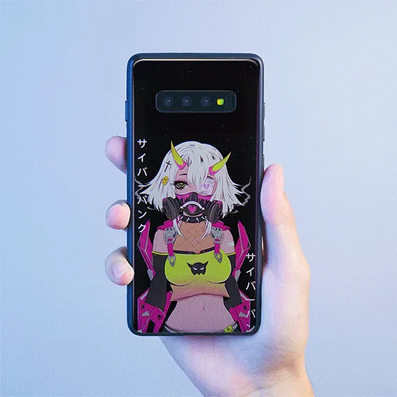 Gothic Cyberpunk LED Case for Samsung