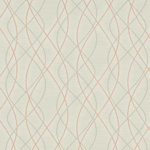 Graphic Swirls Red Grey 6832-50 Wallpaper