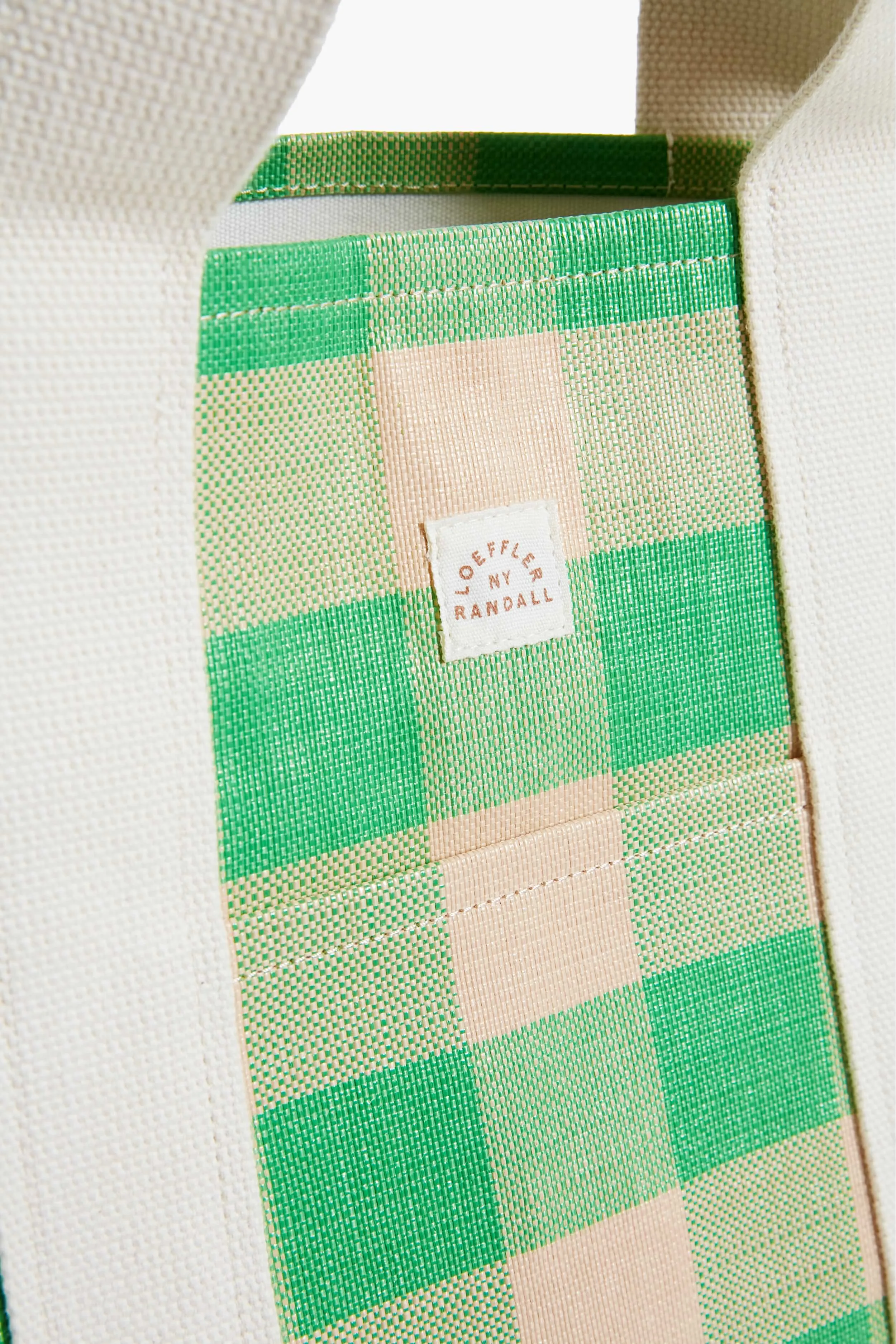 Green and Butterscotch Bodie Oversized Tote