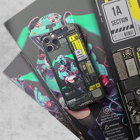 Green Parts Industrial LED Case for iPhone