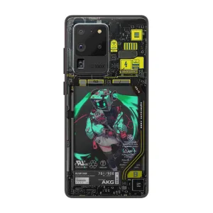 Green Parts Industrial LED Case for Samsung
