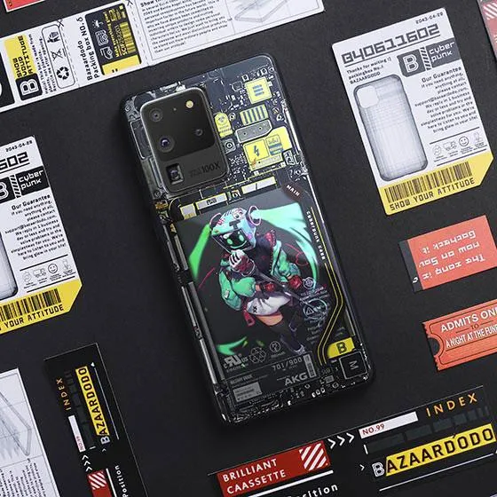 Green Parts Industrial LED Case for Samsung