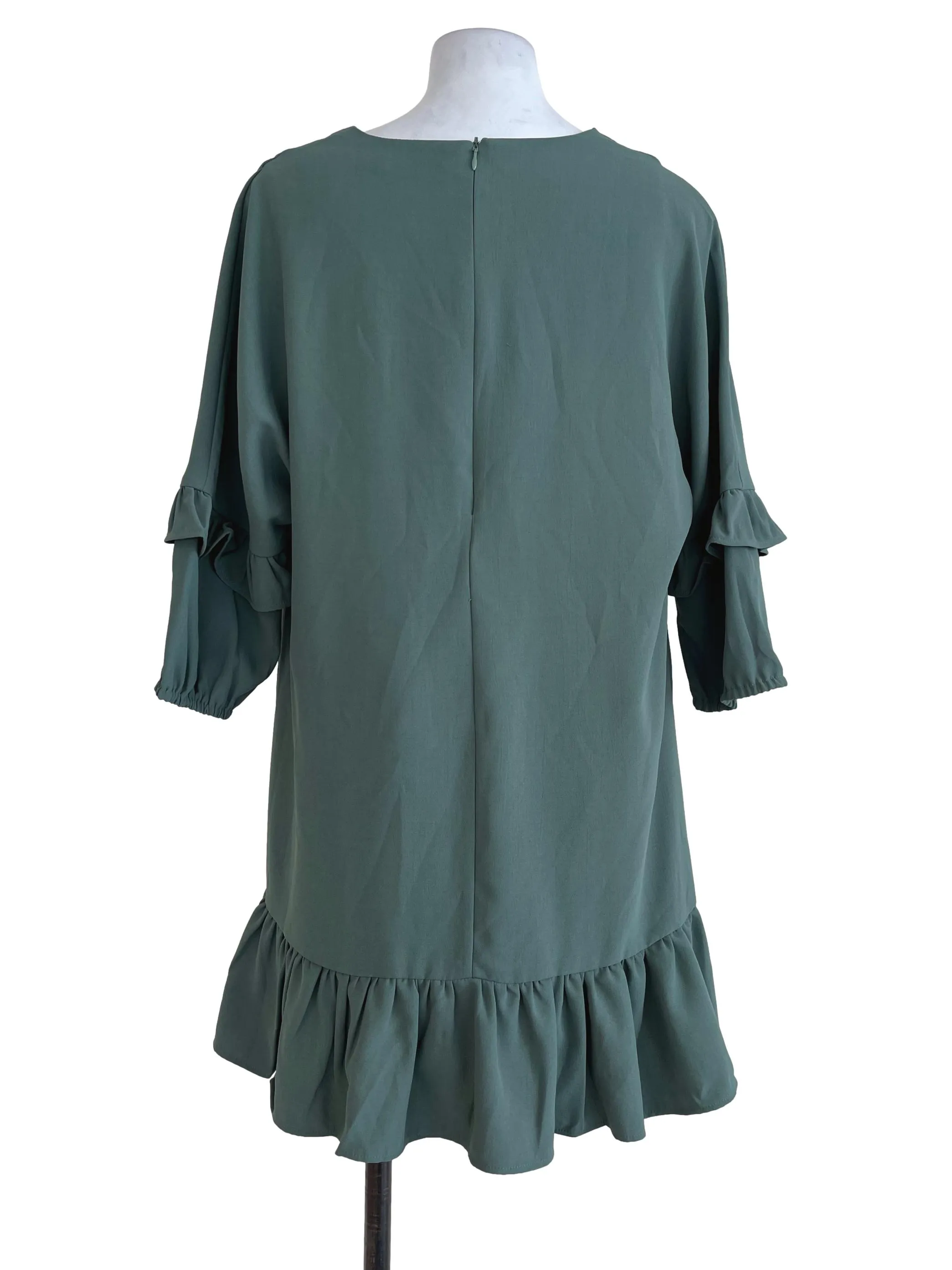 Green Plain Blouse